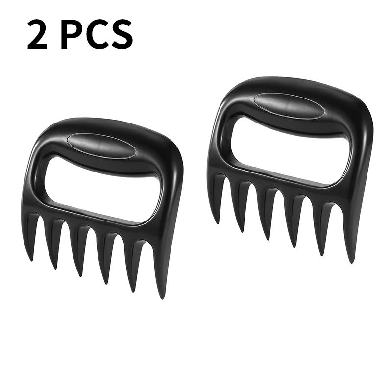 Fishing Meat Hook Stainless Steel Material Pear Wood Handle Hook Roast Bacon Roast Duck Marinated Meat Double Hook Meat Fork