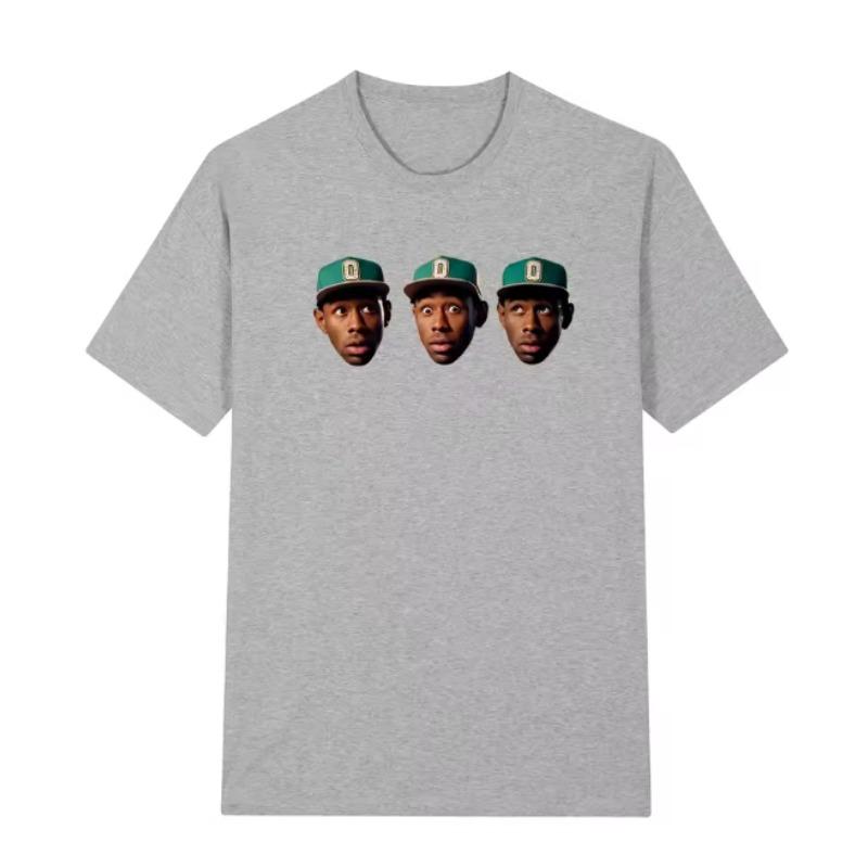 

Tyler Skateboard Vintage Tshirt Rapper Singers Hip Hop Women Unisex Short Sleeve Harajuku Streetwear Casual Loose Parentchild Tee 4XL