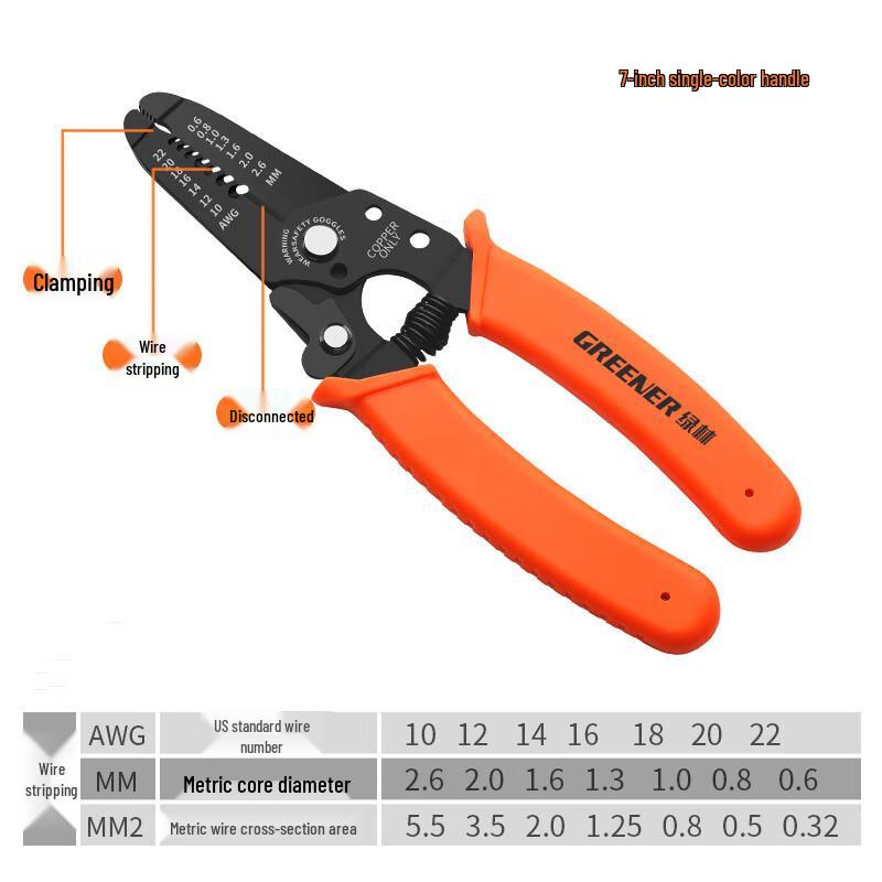TULX 7-inch Multi-function Wire Stripper Pliers