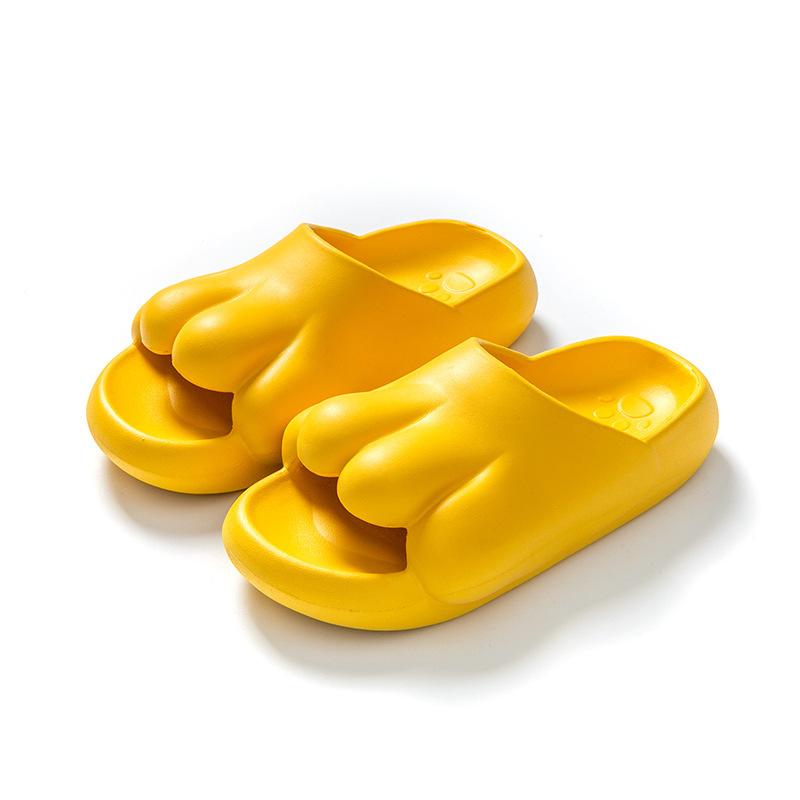 

Модные тапочки Женская летняя обувь 2025 Trendyol Мультяшные дизайнерские шлепанцы Женские повседневные сандалии слипоны Комфортные балетки Пляжная обувь для пары 45