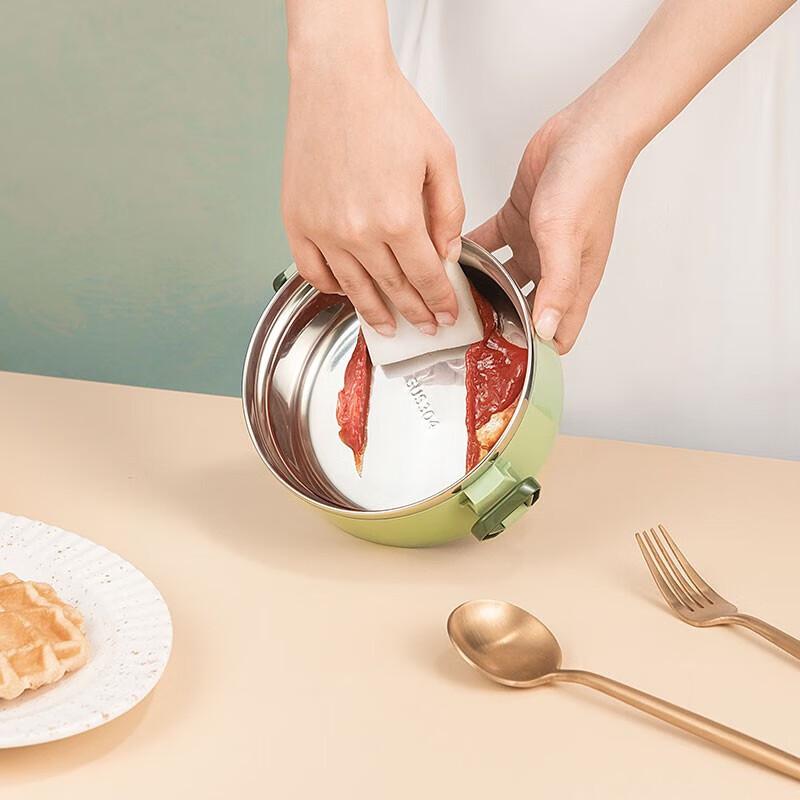 Aishida Zhenyun Serie 1,6L Lagdelad Isolerad Lunchlåda i Rostfritt Stål