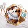 1pc Guinea PigAutomatic Open/close Folding Umbrella, Compact Portable Travel Umbrella, Perfect Birthday/Holiday, Cute Umbrella y052