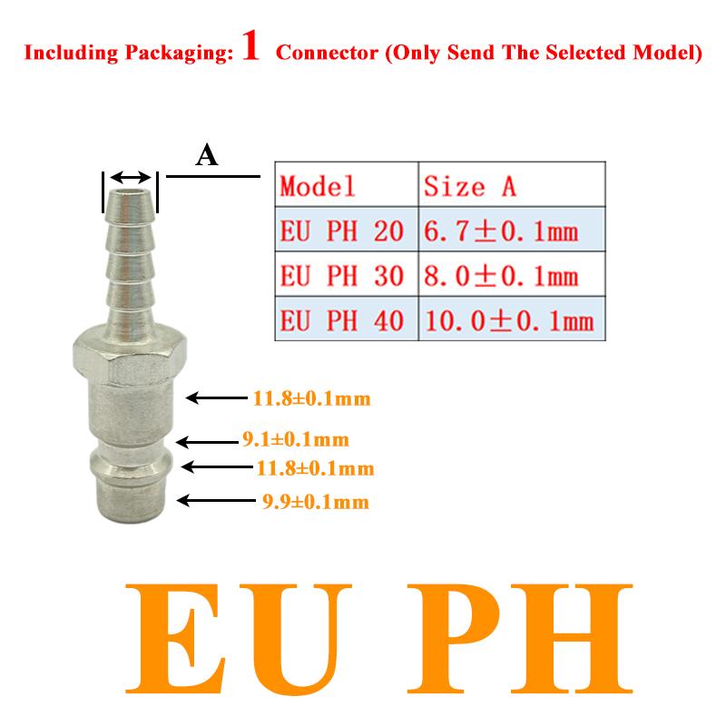 EU Luftschlauchkupplungen Kupplung Kompressorzubehör Schnellkupplung Europäischer Standard Pneumatikverbinder Schnellkupplungen