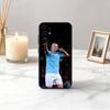 Football E-Erling H-Haaland-EH Phone Case Black Silicone Soft For Samsung S25,S24,S21,S22,S23,S30,Ultra,S20,Plus,Fe,Lite