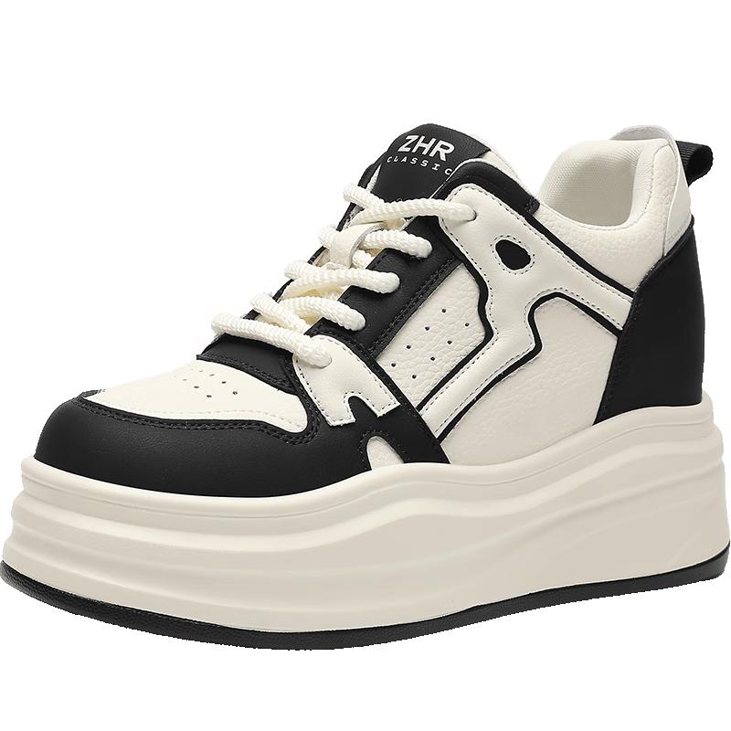 ZHR Women s GR35 Platform Hidden Wedge Sneakers 38