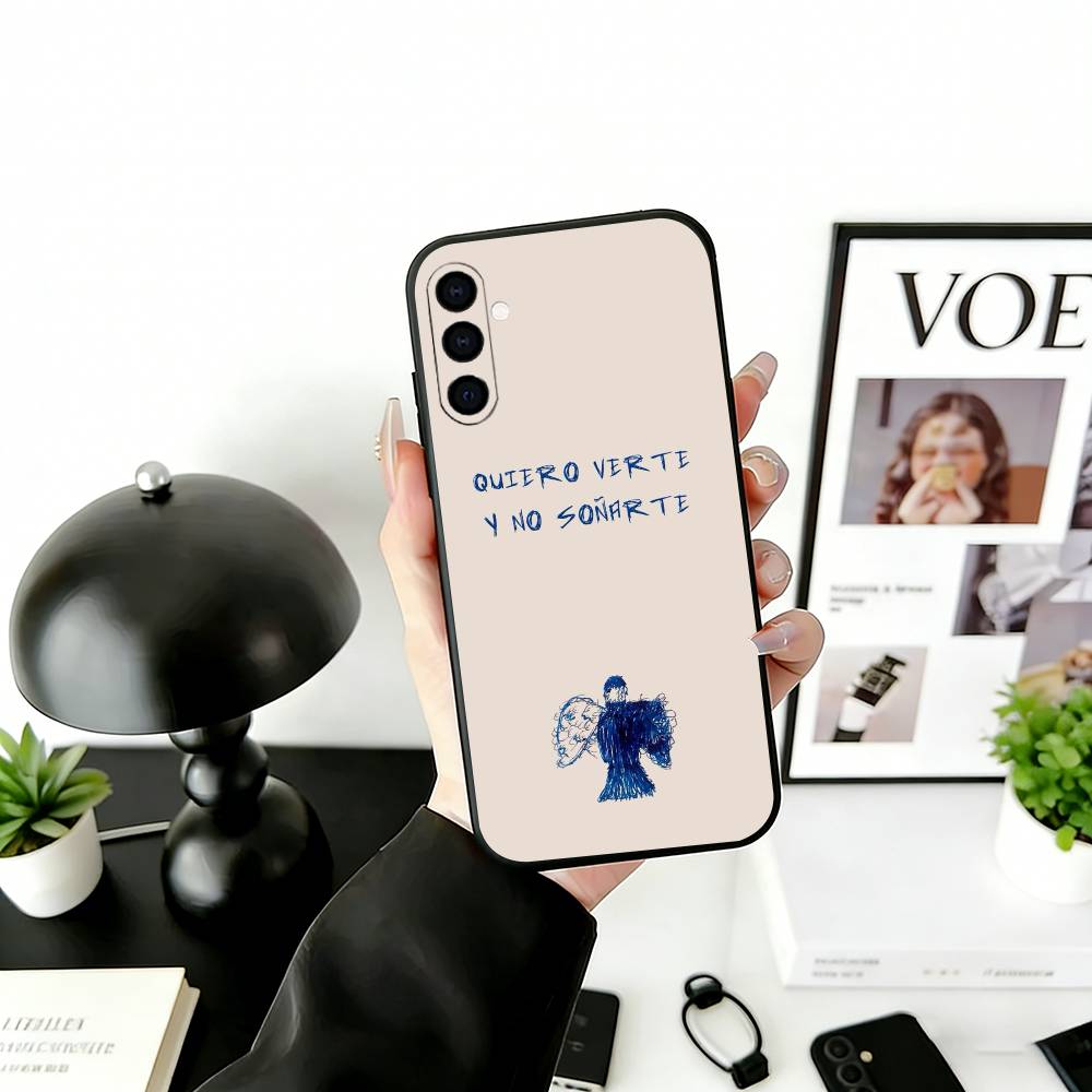 M-Milo J Phone Case For Samsung Galaxy A73,A72,A71,A70,A53,A52,A51,Others Soft Black Cover