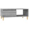  Coffee Table, Grey Sonoma Oak 90x50x36.5 Cm, Wood-based