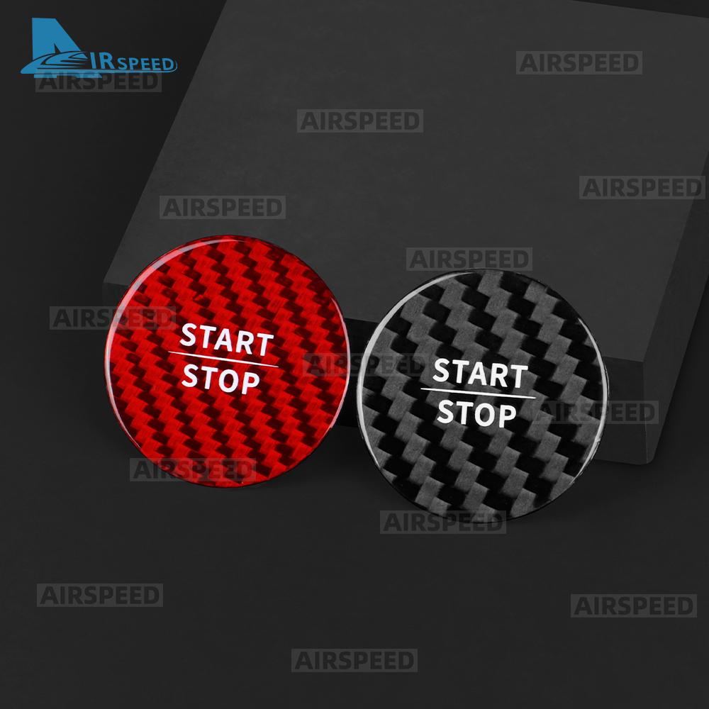 Real Hard Carbon Fiber Car Engine Start Button Trim Cover For Mercedes Benz EQS EQE 2025 2025 2025 2025 Interior Accessories