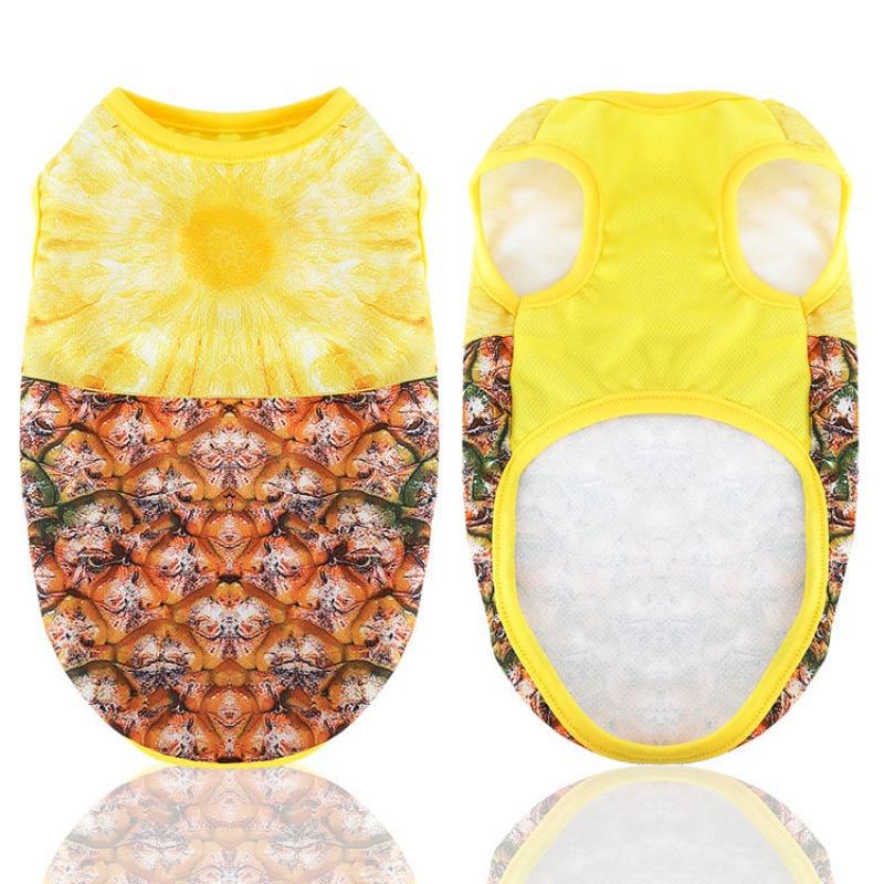 Pet Spring/Summer Kitten Vest Dog Cat Clothing Dog Clothing Mesh Teddy Bigbear Pomeranian Clothing Supplies