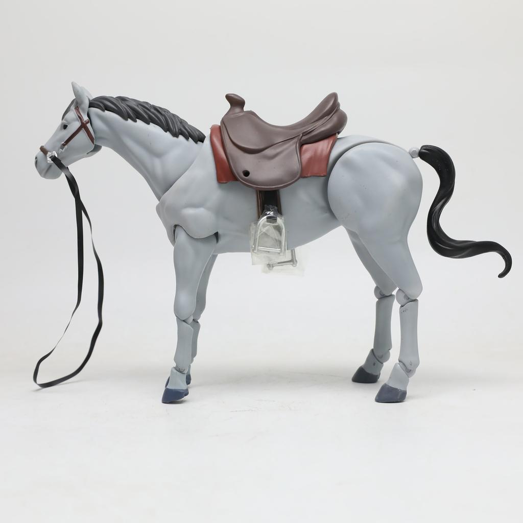 Skizzenkunst Malerei, Skizze Pferd, Grau-Blaues Pferd, Bewegliche Gelenke, Schreibtisch-Kunstmodell Verzierung Boxed Figur