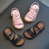 Elegant Baby Girls Sandals Summer New Casual Children Sandals Girls Flat Shoes Fashion Casual Non Slip Kids Student Beach Shoes
