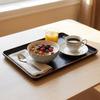 Rectangular Overall Food Carry Platter Anti-slip Matte Dinner Service Tray  Beverage Placement