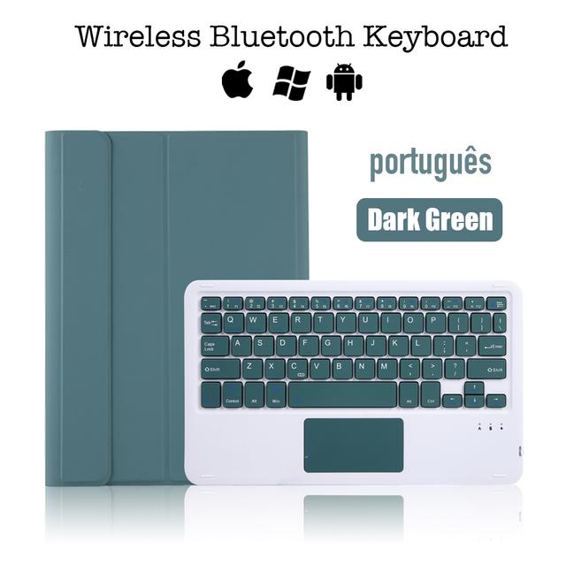 Wireless Portable with Pencil Stand Bluetooth Touchpad Keyboard Case for Samsung Galaxy Tab S8 11 2022 Tablet Protective Cover