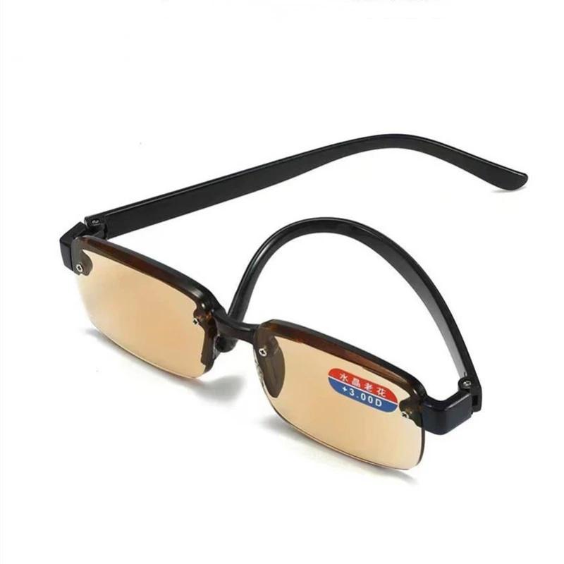Classic Hd Anti-Blue Reading Glasses Man Fashion Half Frame Design Woman Business Anti- Fatigue  Eyewear  Diopter +1.0To +4.0