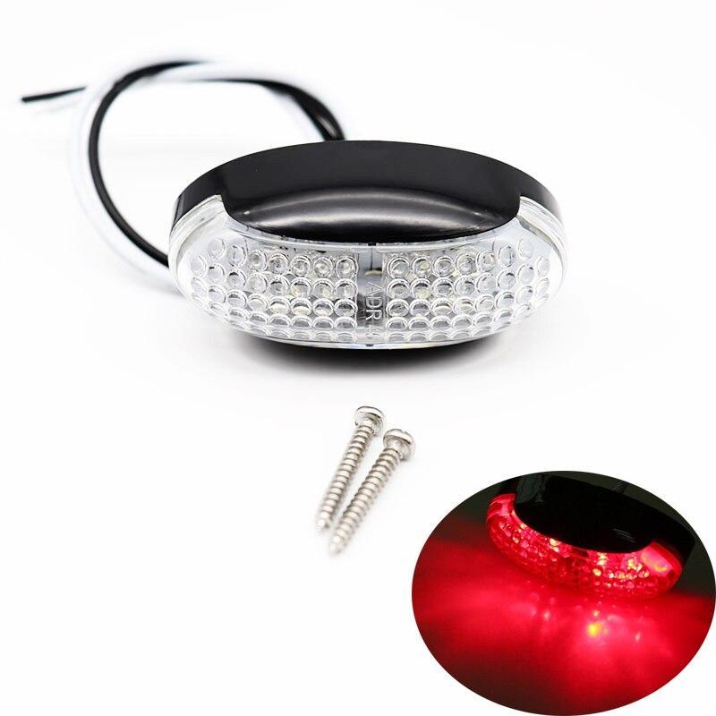 4LED 12V/24V Car Trailer Truck Clear Side Marker Indicator Light Lorry Lamp Amber + Red /Red / Amber / White