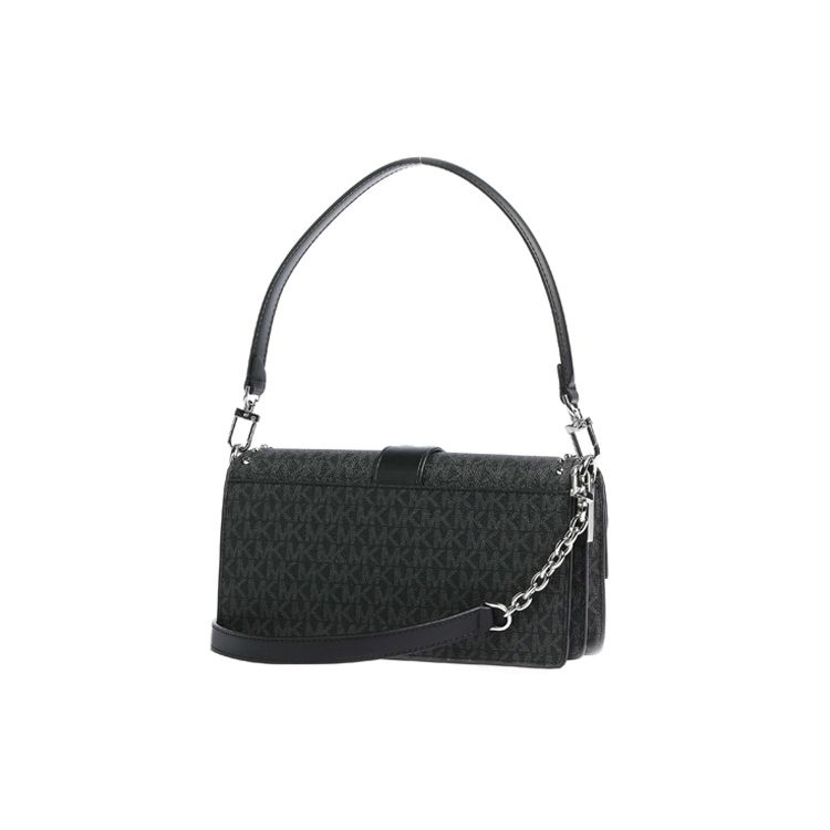 Michael Kors MK Greenwich Studded Logo Leather Crossbody Shoulder Bag Women Bags Black 30H1SGRL2B-001