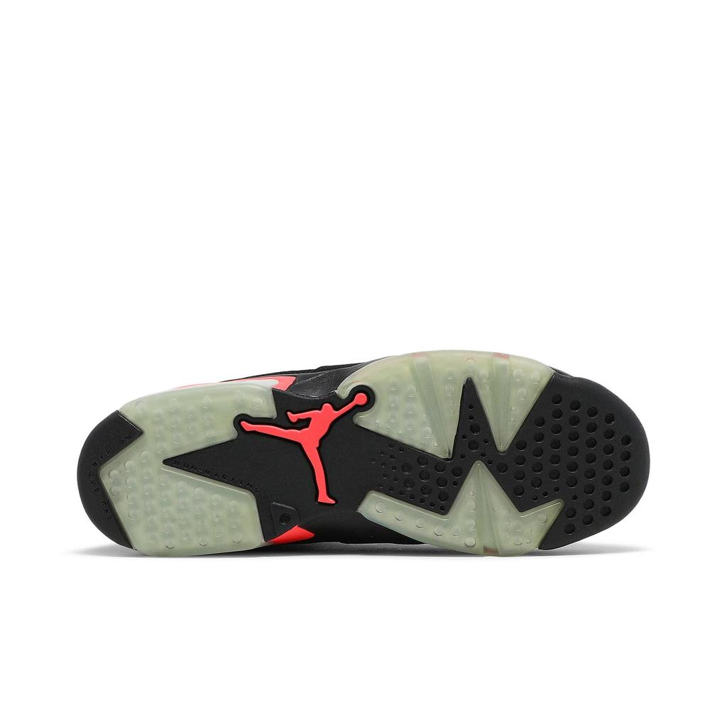 Air Jordan 6 Retro BG 'Infrared' 2014 (Unisex) Black / Infrared 23 Kids' Basketball Shoes 384665 023