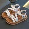 Girls Sandals Open Toe Elegant Versatile Student Shoes Cute Princess Style New Version