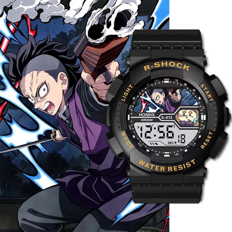 Anime Demon Slayer Armbåndsur Agatsuma Zenitsu Nezuko Tanjirou Kvarts Klokke Gave