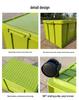 Industrial Style Plastic Storage Box for Camping, Household, or Car Trunk