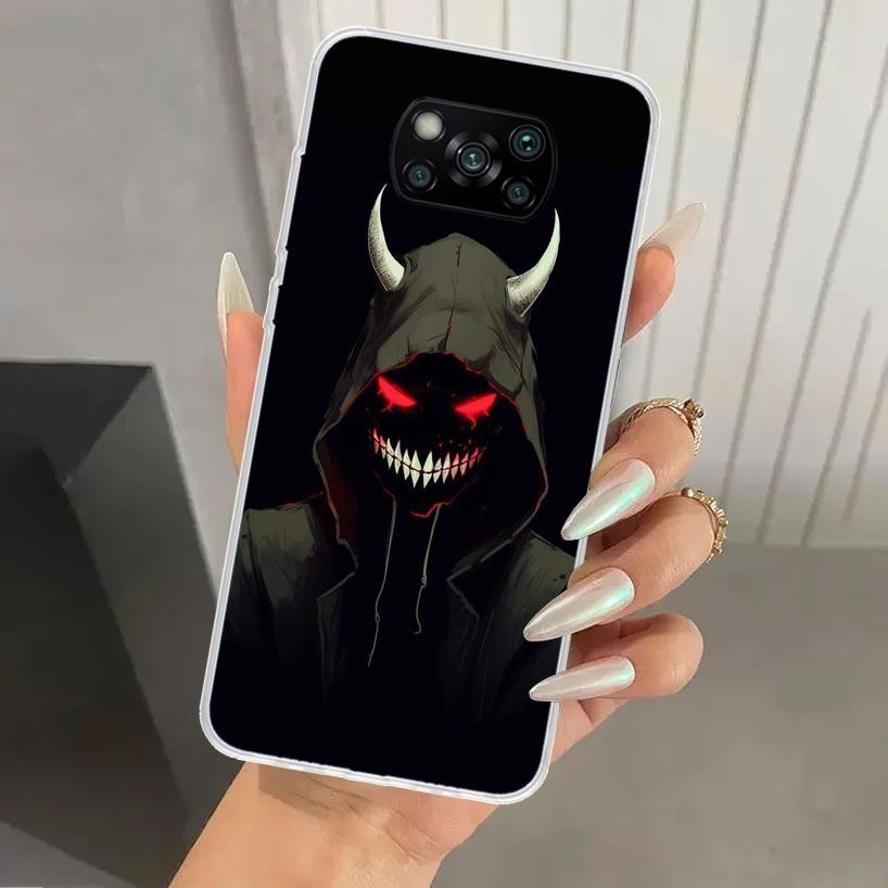 Devil Bad Boy Anime Phone Case for Xiaomi Poco X5 X6 X7 Pro F7 Ultra M7 Redmi 15 15C 13 13C 12 12C 10 10A 10C 9 9A 9C 9T Shell P
