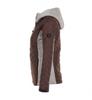 Peak-Mountain Veste polaire AVA women's jacket full zipper brown