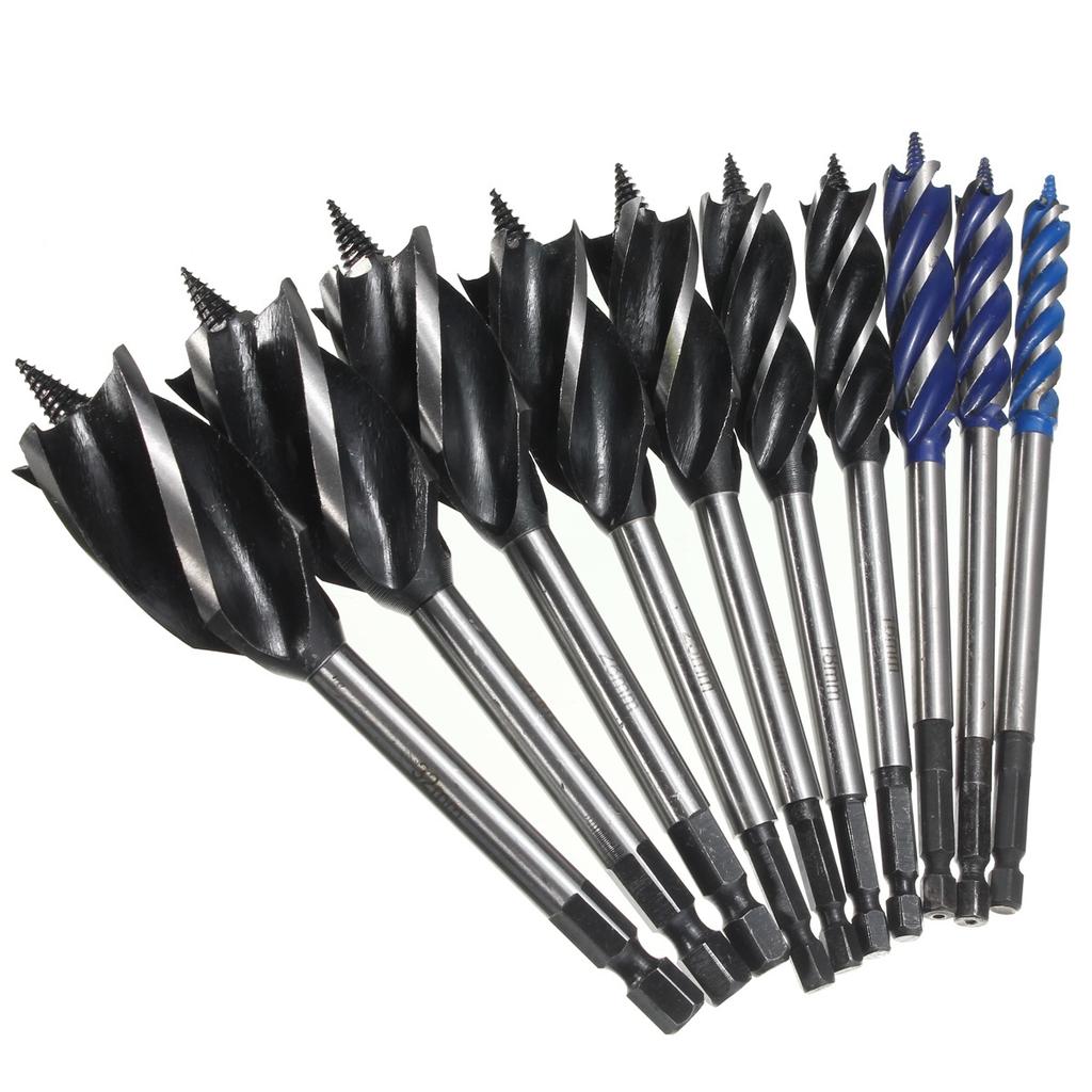 Auger wood drill bits joiner carpenter fast cut 10mm To 32mm Hex shank Auger wood drill bits joiner carpenter fast cut 10mm To 32mm Hex shank