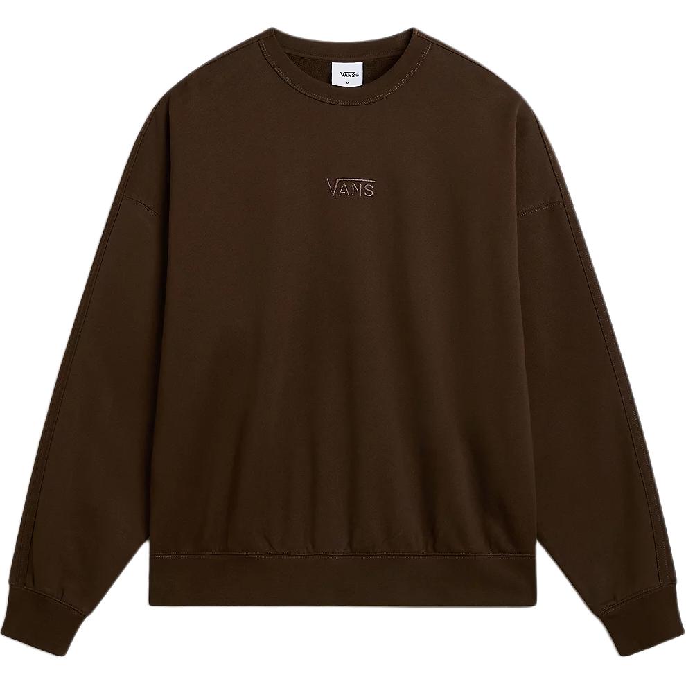 

Vans Crew Neck Logo Long Sleeve Sweatshirt Men sweatshirt Brown VN000GBW3N1 S
