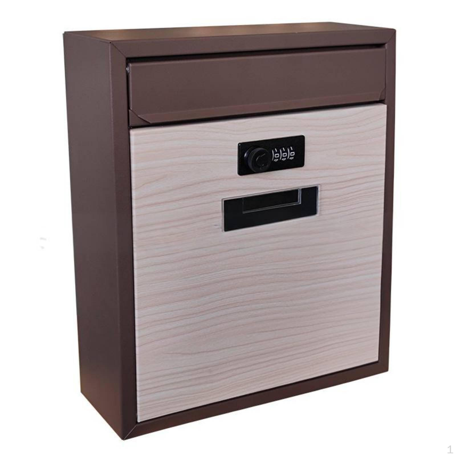 Wall-Mounted Mailbox Modern Design Combination Lock