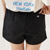 New MLB New York Yankees Casual Shorts Women's Black 3FSMB0123-50BKS