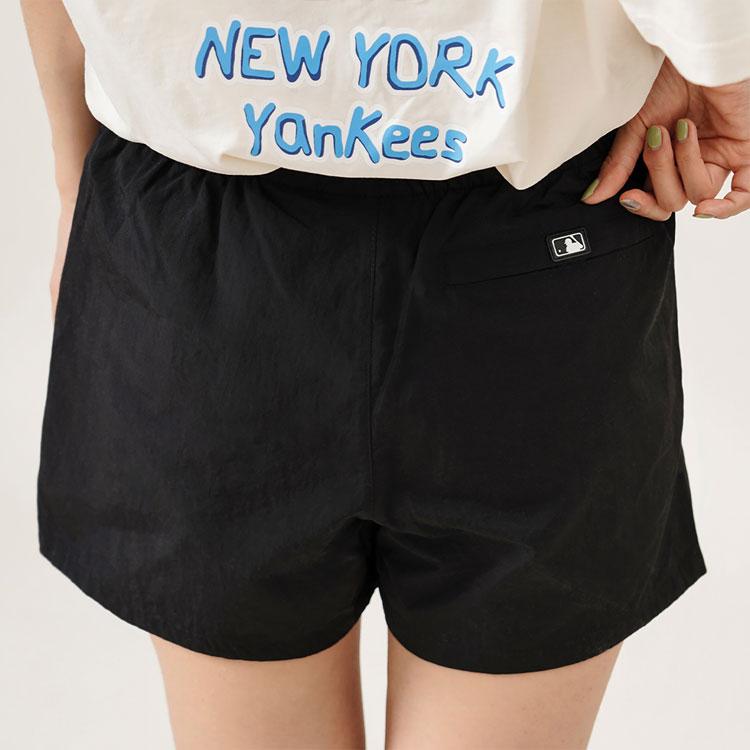 New MLB New York Yankees Casual Shorts Women's Black 3FSMB0123-50BKS