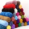 6pcs 600g Chenille Yarn  Washable & Ultra Durable Crochet Velvet Yarn Resilient Yarn for Cushions Bags Knitting Projects DIY Craft Supplies