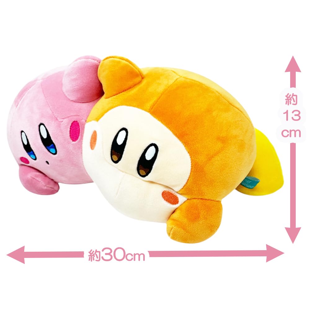 Kirby Play with Waddle Dee Big Plush Toy, Approx. H13 X W30 X D20cm, Includes Toy Diamond