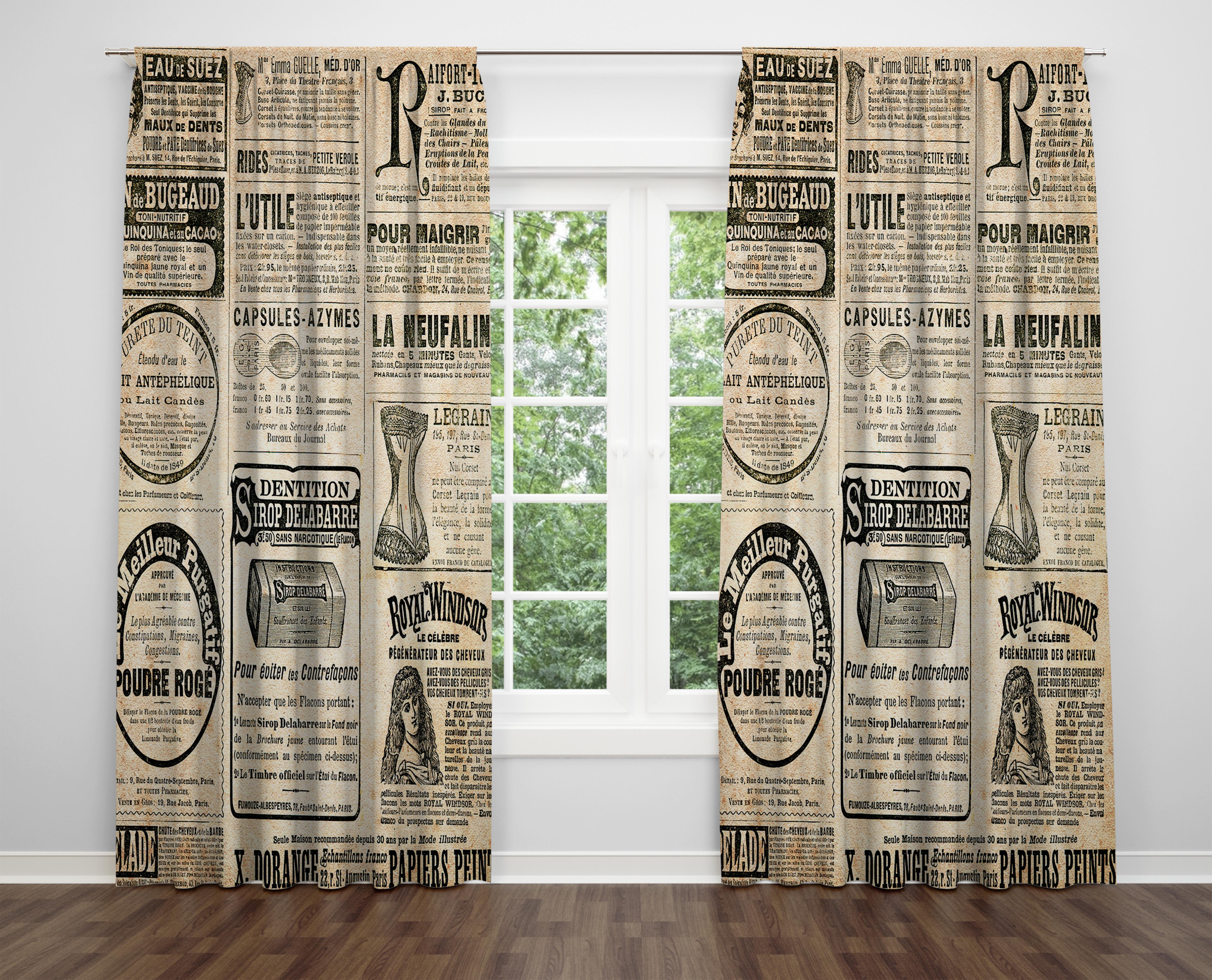 

Декоративний дизайн, високоякісна бавовняна тканина, ви можете вибрати одну або подвійну фіранку з крила 1 piece різнокольоровий