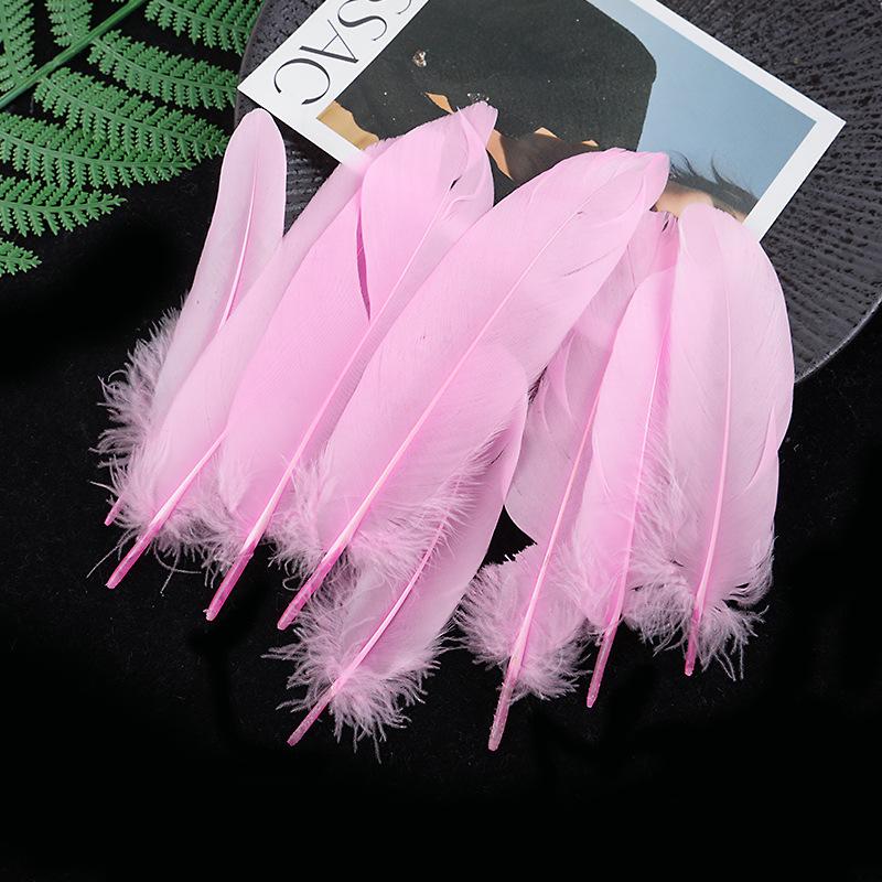 50 Colored Goose Feathers for DIY Dreamcatchers and Art Projects