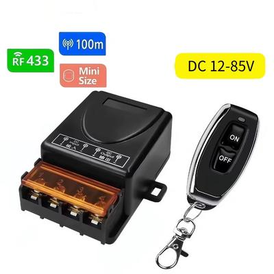 433Mhz Wireless Remote Control Switch AC 110V 220V 10A Relay 1CH Receiver Controller and 2 Button RF433 Mhz Transmitter