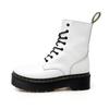 Hole Thick Sole Heightened Casual Couple High-top Men's Large-size Leather, Large-size Women's Shoes