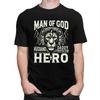 Anpassad Mode Guds Man Make Pappa Beskyddare Hjälte T-shirt Herr Kortärmade T-shirts Streetwear T-shirts Smal Passform T-shirts