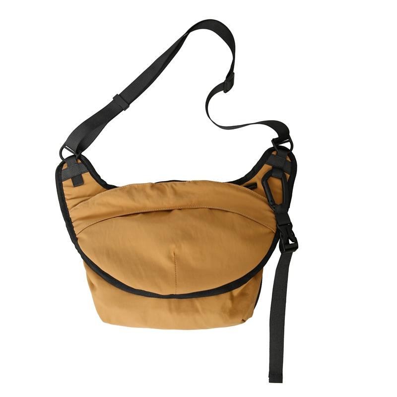 

Чоловіча приміська нагрудна сумка великої місткості Однотонна сумка через плече Жіноча легка сумка через плече верблюд