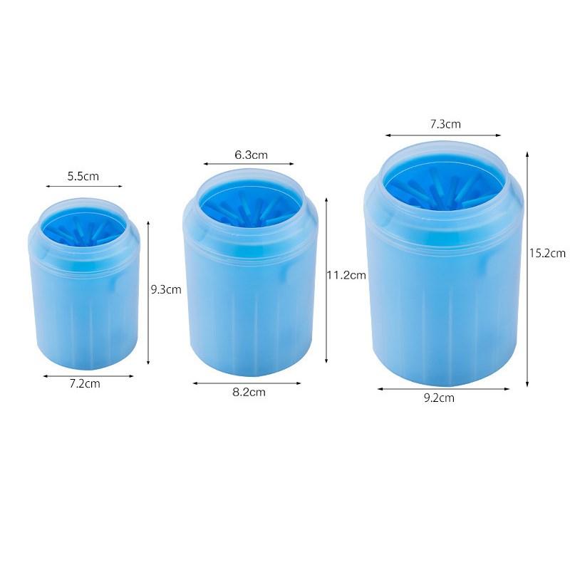 Pfotenkolben, Haustier-Pfotenreiniger, weicher Silikon-Fußreinigungsbecher, tragbare Katzen-/Hundepfotenreinigungsbürste, praktisches Haushaltszubehör