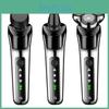 Dingke 5000 Electric Shaver Three-in-one Beard Trimmer Floating Three Blade Head Nose Hair Sideburns Trimmer