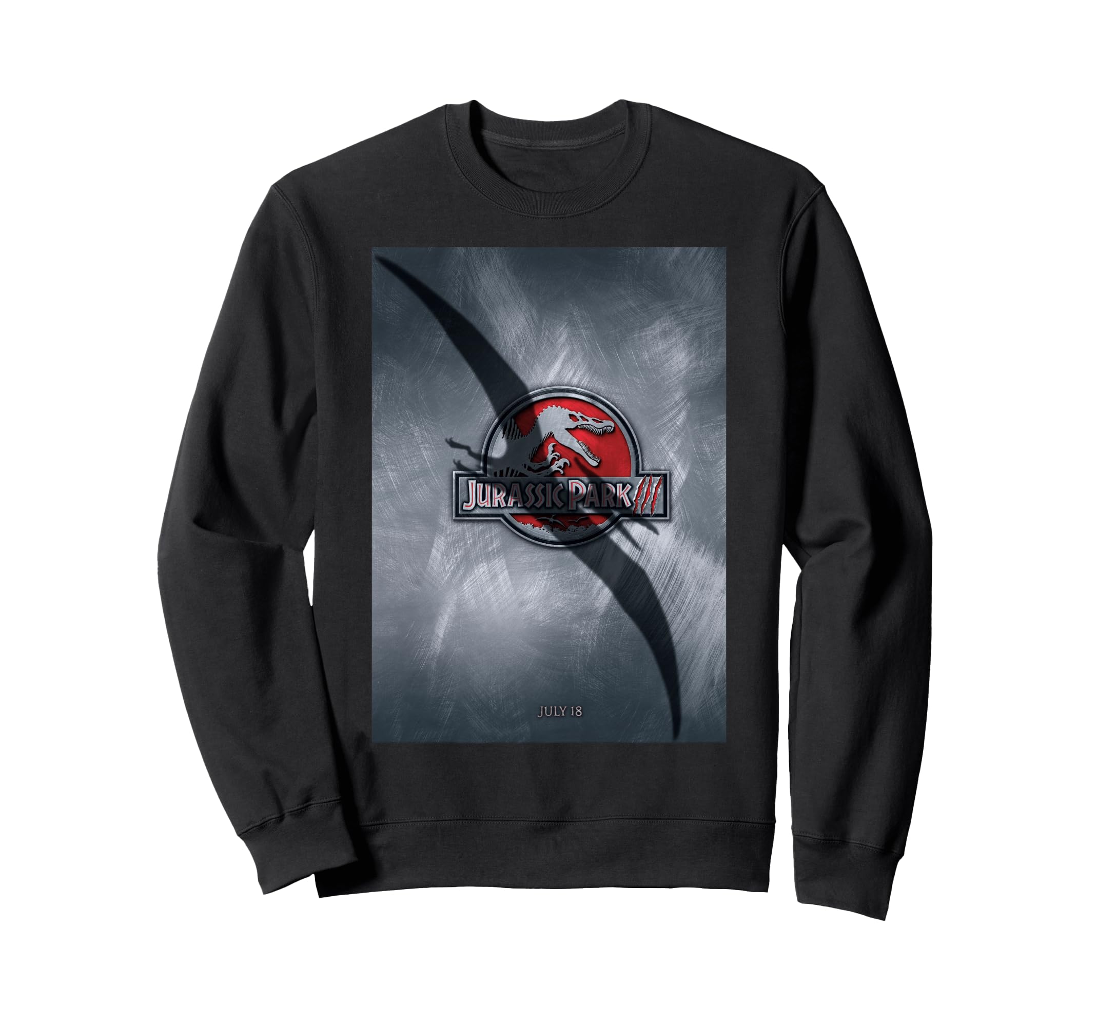 

Jurassic Park 3 Movie Poster Pterodactyl Sweatshirt