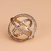 Bague unisexe vintage en forme de boule groovy, bijou pour couple, idée cadeau
