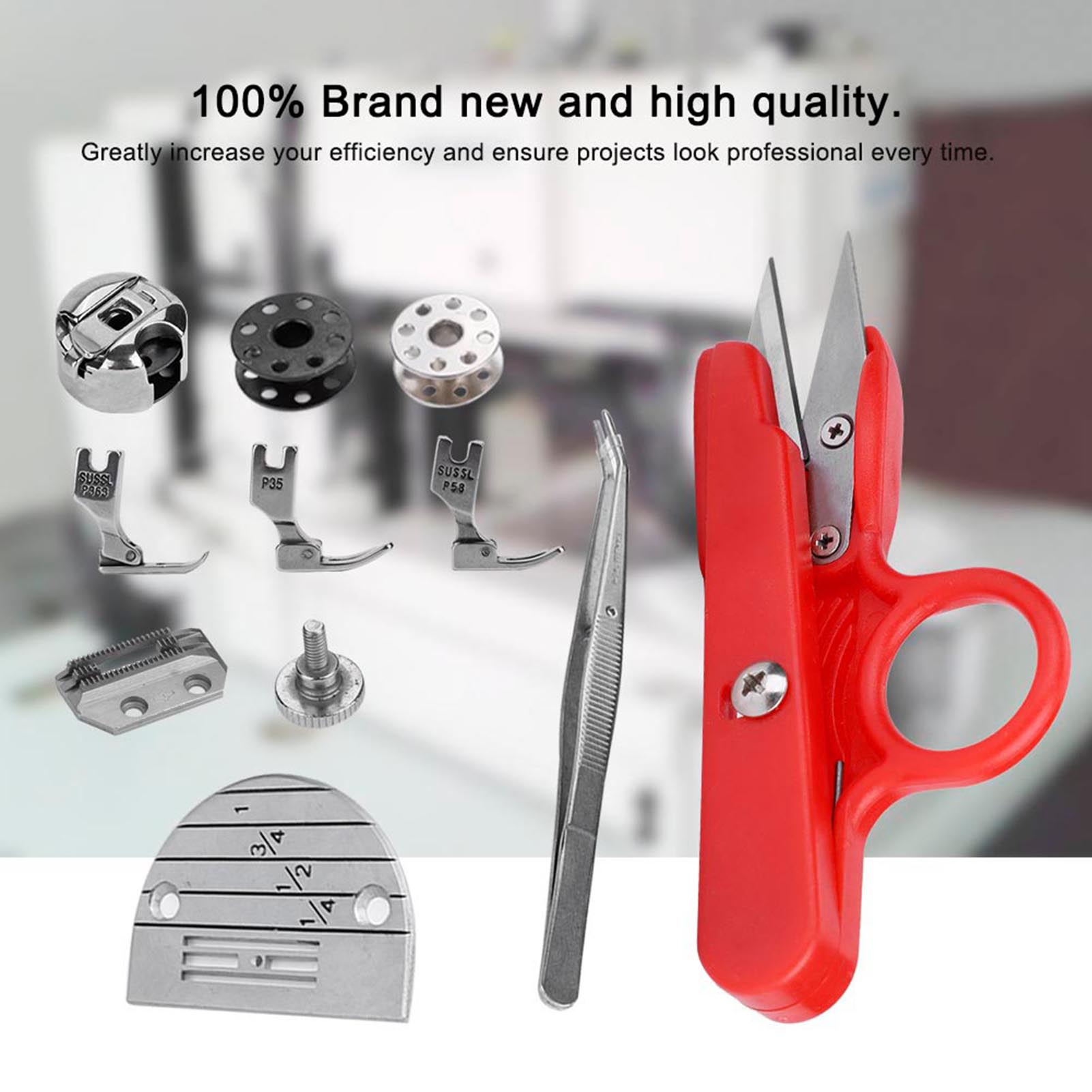 

27 шт., аксессуары для промышленных швейных машин с плоской платформой, стандартный набор запасных частей, набор инструментов