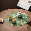 Chinese Zen Waterproof and Heat-insulated Tea Party, National Style Double-sided Tea Table Mat, Dry Brewing Tea Table Cloth