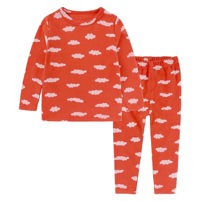 Kids Pajamas Set 2026 Winter Cotton Loungewear Boys Girls Toddler