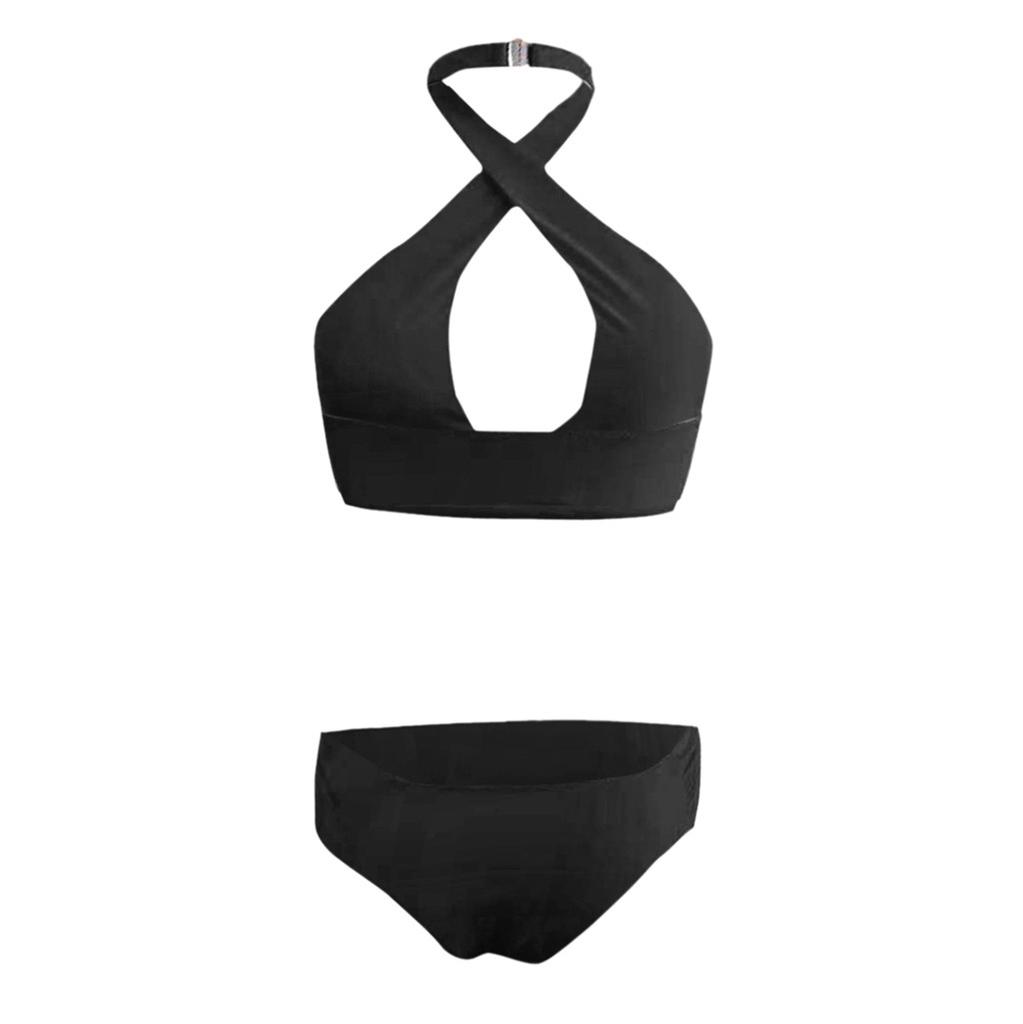 Buy Womens Bathing Suits Floral Solid Bikini Two Piece Swimsuits at