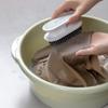 Portable Plastic Handle Cleaning Brush, Soft Bristle Laundry Clothes Shoes Scrub Brush, Household Scrubbing Brush