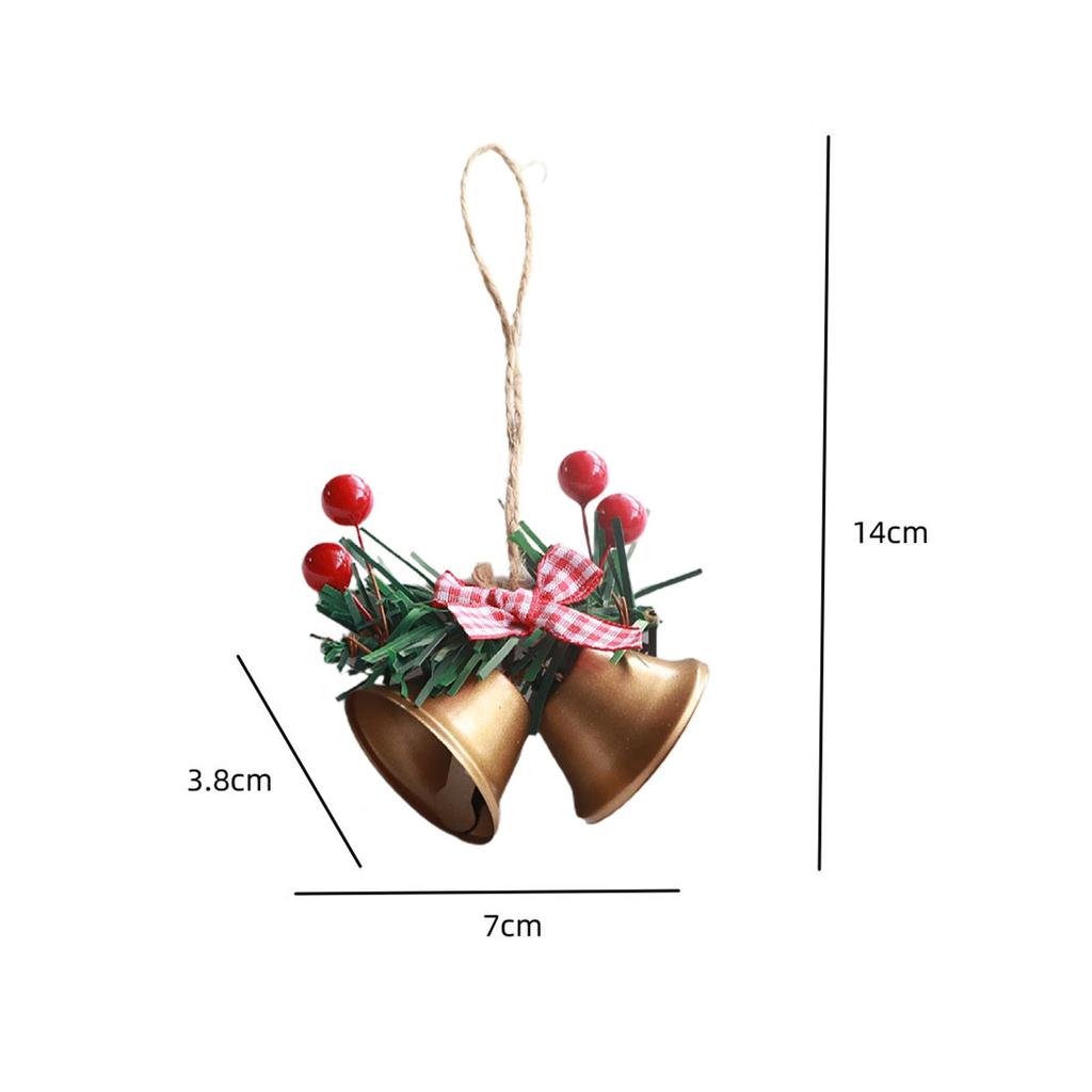 Christmas Bell Ornaments Christmas Decoration for Home Porch Party Supplies