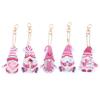 Exquisite Design DIY Painting Gnome Keychain Suitable for Ladies Handbag Decorate Your Keys, Cards and Car Key